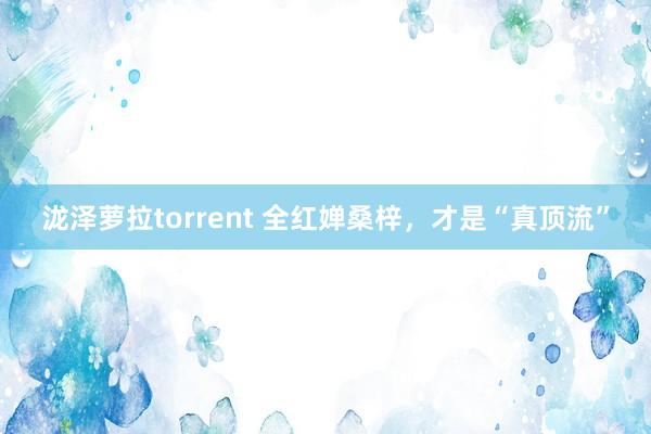 泷泽萝拉torrent 全红婵桑梓，才是“真顶流”