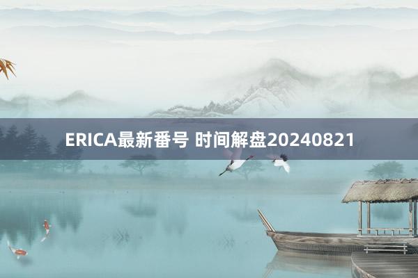 ERICA最新番号 时间解盘20240821