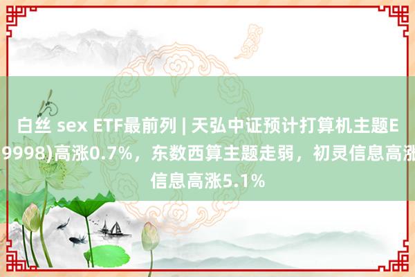 白丝 sex ETF最前列 | 天弘中证预计打算机主题ETF(159998)高涨0.7%，东数西算主题走弱，初灵信息高涨5.1%