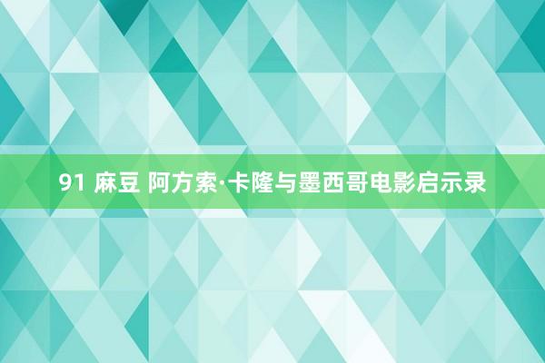 91 麻豆 阿方索·卡隆与墨西哥电影启示录